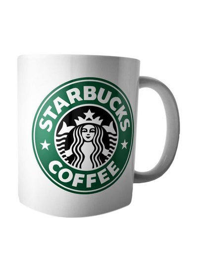 Starbucks Printed Mug White/Green Standard