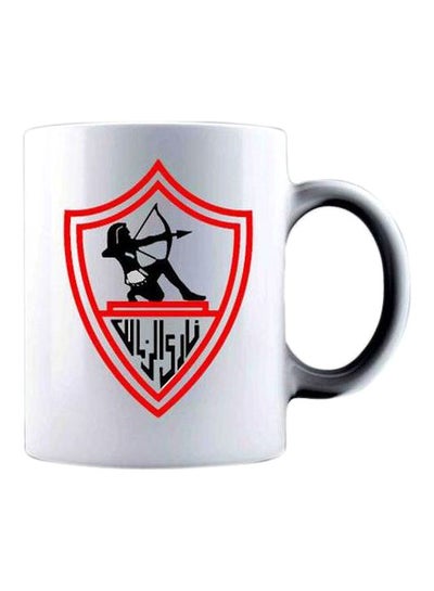 Zamalek Printed Coffee Mug White/Red/Black Standard
