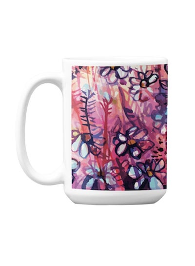 Premium Printed Ceramic Coffee Mug Multicolour 350ml