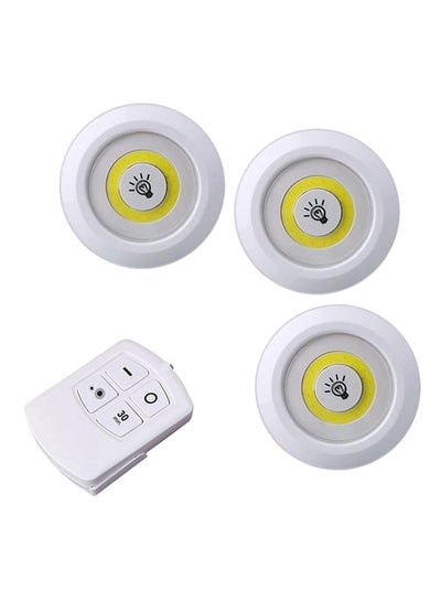 LED Wall Lamp With Remote Control White