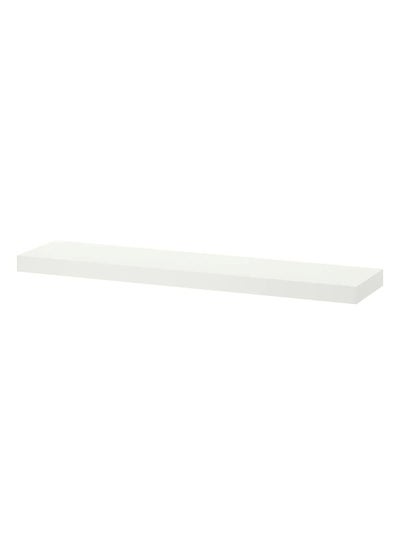 Wall-Mounted Shelves White 110X26centimeter