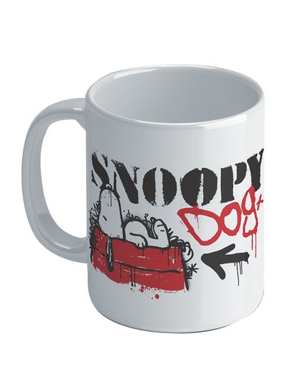 Peanuts: Snoopy Dog X Coffee Mug White 8.2 x 9.5centimeter