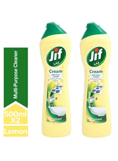 Pack Of 2 All Purpose Cleaner Cream - Lemon 2x500ml