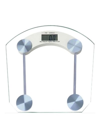 Glass Digital LCD Scale Clear/White/Silver