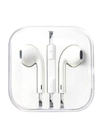 In-Ear Wired Headphones With Mic White