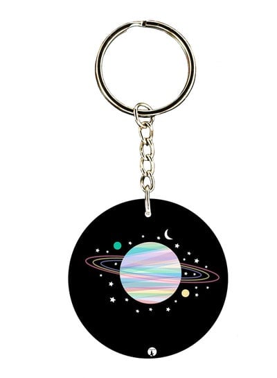 A Planet Double Side Printed Keychain