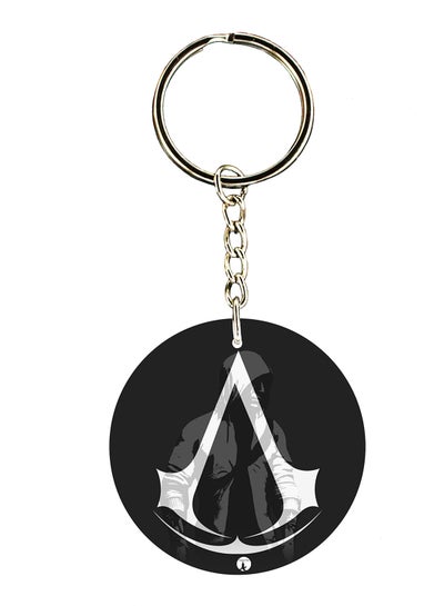 Keychain Of The Video Game Assasin's Creed ( 2 Sides)