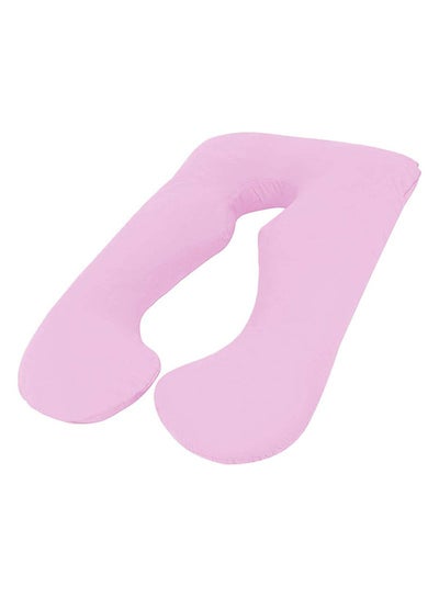 U Shape Comfortable Pregnancy And Maternity Pillow Pink 120X70X25centimeter
