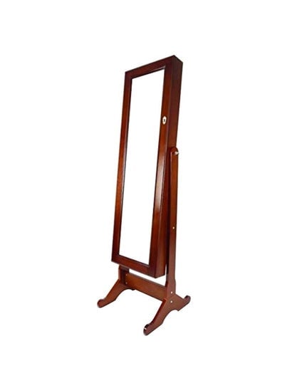 Mirrored Jewellery Cabinet Brown
