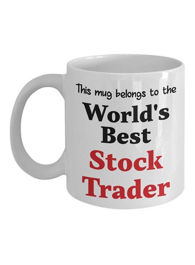 World's Best Stock Trader Printed Coffee Mug White 11ounce