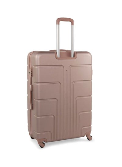 Hard Case Travel Bags Trolley Luggage Set of 4 ABS Lightweight Suitcase with 4 Spinner Wheels A1012 Rose Gold