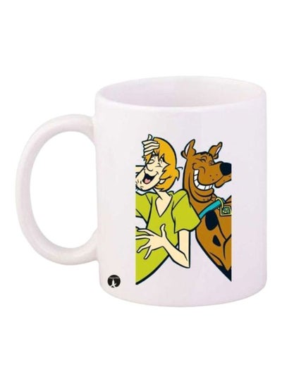 Scooby Doo Printed Mug White/Green/Brown