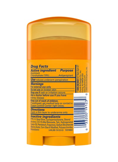 Ultra Max Powder Fresh Antiperspirant Deodorant Orange 1ounce