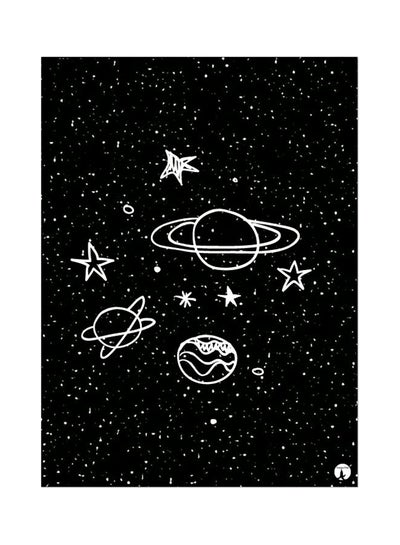 Space Mouse Pad Black/White