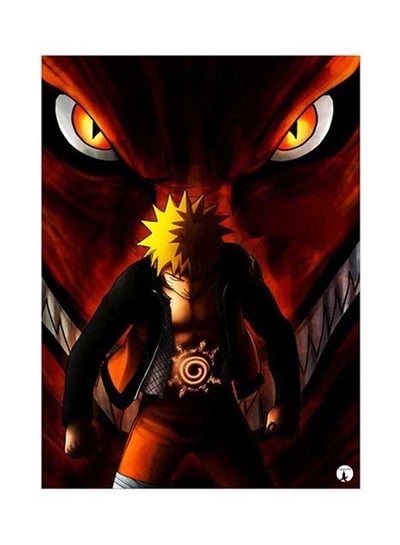 Anime Naruto Metal Plate Poster Multicolour 15 x 20cm