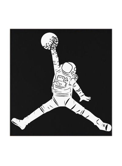 Astronaut Jump like Jordan MDF Wall Art Multicolour 30x30centimeter