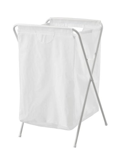 Laundry Bag With Stand White 90x45x55cm