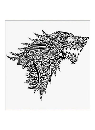Winter Is Coming Game Of Thrones MDF Wall Art Multicolour 30x30centimeter