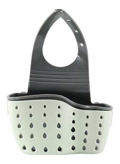 Sink Shelf Double Decker Hanging Basket Off White/Grey