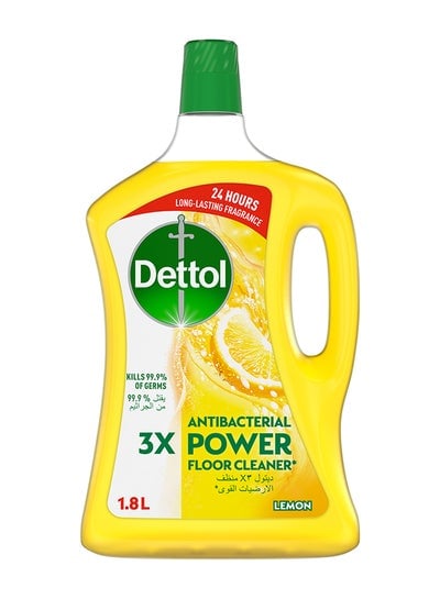 Lemon Antibacterial Power Floor Cleaner Yellow 1.8L