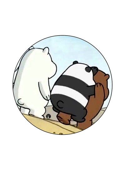 We Bare Bears Printed Mouse Pad Multicolour