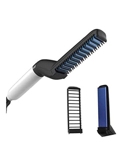 Multi-Functional Quick Beard Straightener Black/White/Blue 24 x 8 x 5cm
