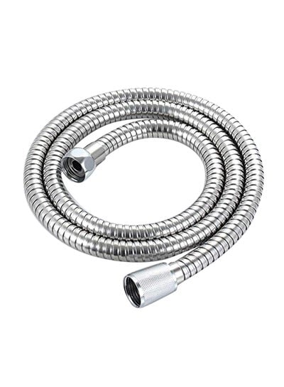 Stainless Steel Shower Replacement Hose Silver 150centimeter