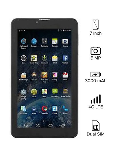 X10 7-Inch, Dual SIM, 32GB, Wi-Fi, 4G LTE, Black