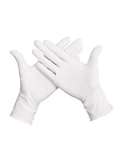 100-Piece Disposable Latex Protective Gloves