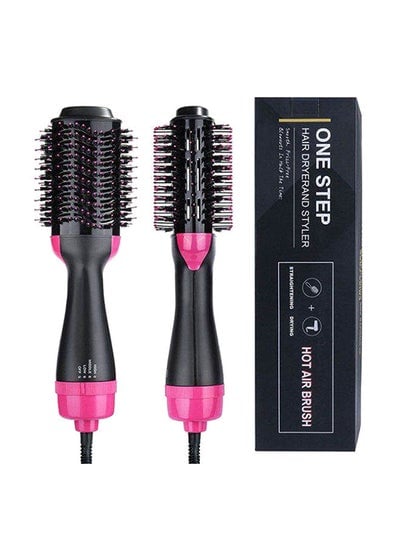 One Step Hair Dryer and Styler Black/Pink