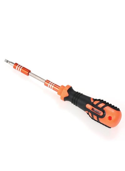 33-In-1 Precision Magnetic Screw-Driver With Bits Orange/Black