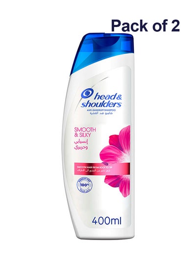 Smooth And Silky Anti-Dandruff Shampoo 400ml Pack of 2 400ml