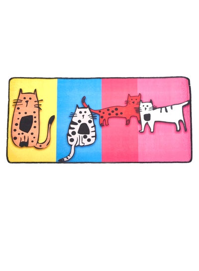 Cats Door Rug Multicolour 60&nbsp;x 130centimeter