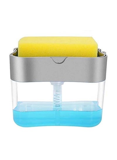 Soap Pump Dispenser And Sponge Holder For Kitchen Multicolor