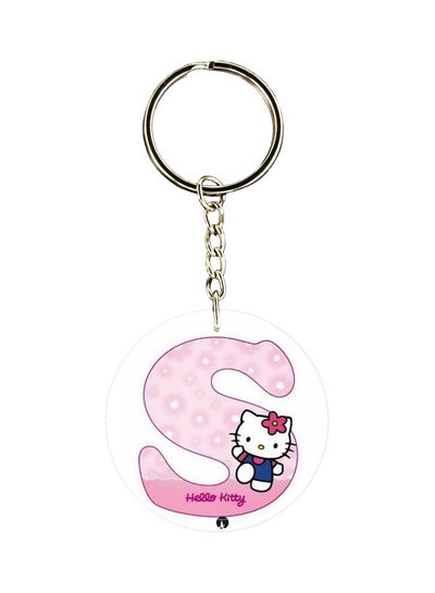 Hello Kitty Letter S Printed Keychain