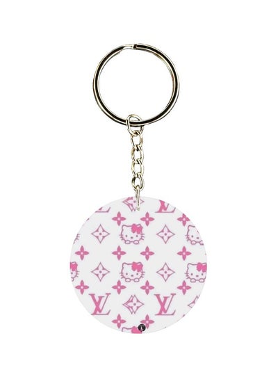 Hello Kitty Printed Single Sided Keychain