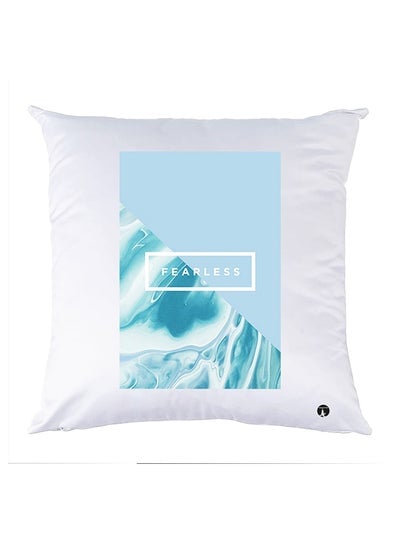 Printed Pillow Case Polyester White 30x30cm