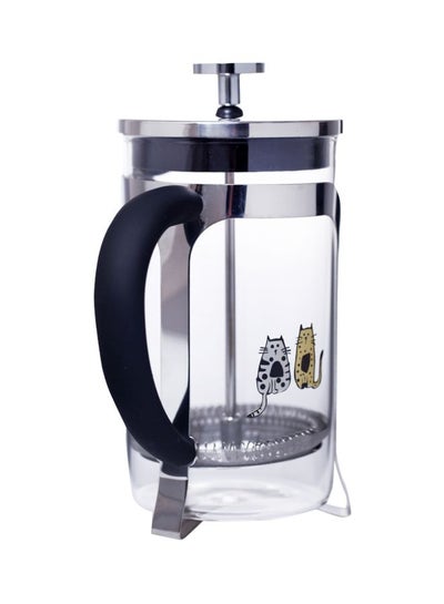 Cats In Istanbul French Press Clear/Black/Silver 600ml