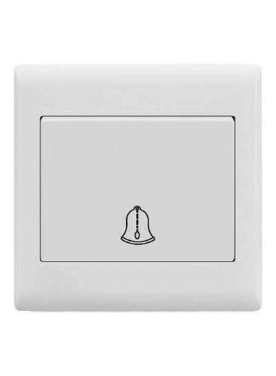 V1 Bell Push Switch White Ivory 3inch