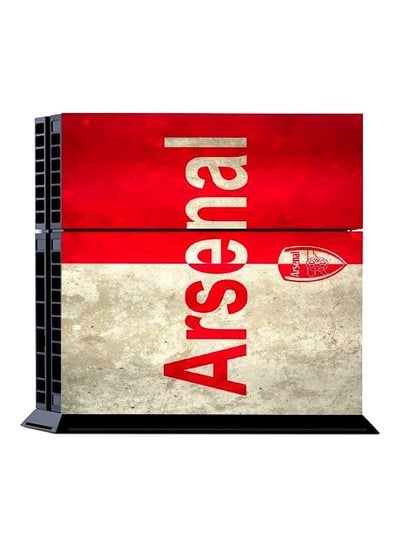 2-Piece Arsenal F.C. Printed Console Sticker For PlayStation 4