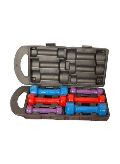 6-Piece Dumbbell Set With Box 10kg