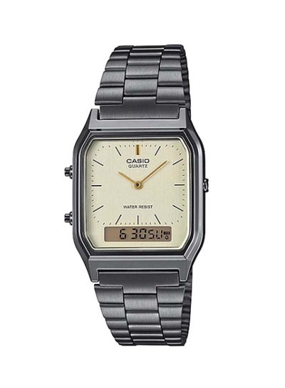 Men's Stainless Steel Analog & Digital Wrist Watch AQ-230GG-9ADF - 33 mm - Grey