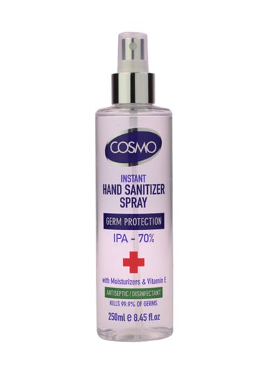 Pack Of 2 Instant Hand Sanitizer Spray Blue 250ml