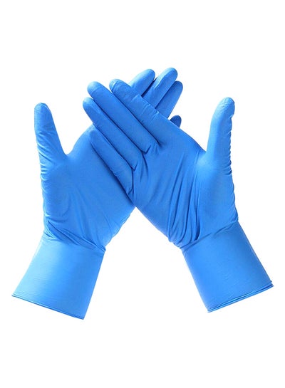 100-Piece Nitrile Gloves Blue Medium