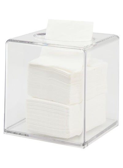 Acrylic Tissue Box Clear 12.5x12.5x14cm
