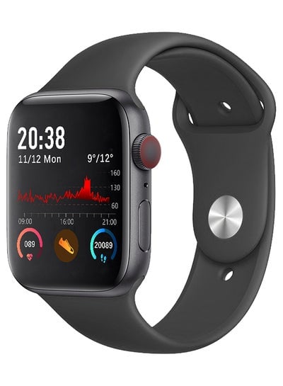 Heart Rate Monitoring Smartwatch Black
