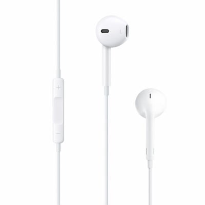 3.5mm Earphones With Mic Hands-free In-line For Apple iPhone/6S/6 Plus White