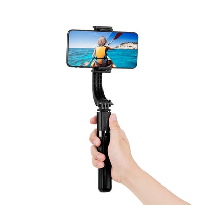L08 Gimbal Stabilizer Selfie Stick for Smartphone Black