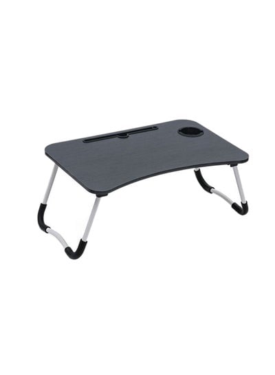 Foldable Laptop Table Black 60 x 27cm