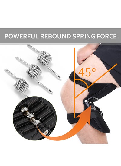Joint Support Knee Pads Breathable Non-slip Power Lift Joint Support Powerful Rebound Spring Force Knee Booster 30.0x15.0x10.0cm